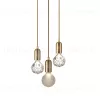 Подвесной дизайнерский светильник Crystal Bulb by Lee Broom (3 подвеса) LSR5588 - 1