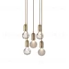 Подвесной дизайнерский светильник Crystal Bulb by Lee Broom (5 подвесов) LSR5589 - 1