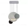 Подвесной дизайнерский светильник Cosmos Luna by Vibia (3 плафона) LSR5576 - 1