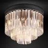 Подвесной дизайнерский светильник  1920s Odeon Clear Glass Fringe 3-Tier Flushmount by Restoration Hardware LSR5738 - 1