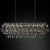 Подвесной дизайнерский светильник  19th C. Rococo Iron & Smoke Crystal Rectangular Chandelier 63