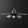 Подвесной дизайнерский светильник  20th C. Factory Filament Metal Triple Pendant by Restoration Hardware LSR5809 - 1