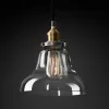 Подвесной дизайнерский светильник  20th C. Factory Filament Clear Glass Boulangerie Pendant by Restoration Hardware LSR5791 - 1