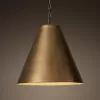 Подвесной дизайнерский светильник  Antiqued Metal Funnel Pendant by Restoration Hardware LSR5911 - 1