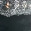 Подвесной дизайнерский светильник  Etch Web by Tom Dixon (серебряный) LSR6239 - 6