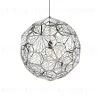 Подвесной дизайнерский светильник  Etch Web by Tom Dixon (серебряный) LSR6239 - 1