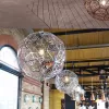 Подвесной дизайнерский светильник  Etch Web by Tom Dixon (бронзовый) LSR6238 - 13