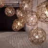 Подвесной дизайнерский светильник  Etch Web by Tom Dixon (бронзовый) LSR6238 - 14