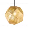 Подвесной дизайнерский светильник  Etch by Tom Dixon (золотой) LSR6235 - 1