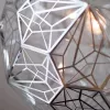 Подвесной дизайнерский светильник  Etch Web by Tom Dixon (серебряный) LSR6239 - 4