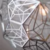 Подвесной дизайнерский светильник  Etch Web by Tom Dixon (золотой) LSR6240 - 4