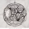 Подвесной дизайнерский светильник  Etch Web by Tom Dixon (серебряный) LSR6239 - 2