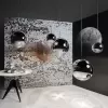 Подвесной дизайнерский светильник  Mirror Ball by Tom Dixon (серебряный) LSR6647 - 10