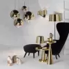 Подвесной дизайнерский светильник  Mirror Ball by Tom Dixon (золотой) LSR6648 - 4