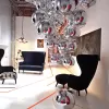 Подвесной дизайнерский светильник  Mirror Ball by Tom Dixon (серебряный) LSR6647 - 5