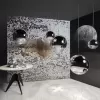 Подвесной дизайнерский светильник  Mirror Ball by Tom Dixon (серебряный) LSR6647 - 6