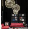 Подвесной дизайнерский светильник  Raimond by Moooi (золотой, D 43 cm) LSR6865 - 9
