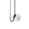 Подвесной дизайнерский светильник  Plusminus Semispheres by Vibia (1 плафон, черный) LSR7391 - 3