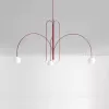 Потолочный дизайнерский светильник Spring by Michael Anastassiades (красный) LSR7773 - 2