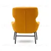 Belina Кресло из горчичной ткани букле и стали с черной отделкой 178034 - 3