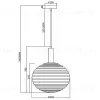 Подвесной светильник Maytoni MOD268PL-01G MOD268PL-01G - 2