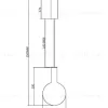 Подвесной светильник Maytoni MOD182PL-L4CG3K MOD182PL-L4CG3K - 2