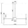 Люстра на штанге Maytoni MOD177PL-16G MOD177PL-16G - 2