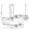 Люстра на штанге Maytoni MOD207PL-05BS MOD207PL-05BS - 2