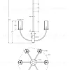 Подвесная люстра Maytoni MOD223PL-06BS MOD223PL-06BS - 7