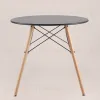 Стол круглый EAMES DSW NEW D=80 черный УТ000039067 - 6