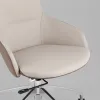 Кресло офисное TopChairs Soulo светло-серый, коричневый УТ000039419 - 7