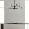 Люстра Delie 8L черный металл - белый мрамор 100987 - 3