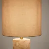 Настольная лампа Raze из бежевого мрамора с льняным абажуром 212124 - 4