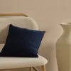 Чехол для подушки Minec синий 100% лен 45 x 45 см 210758 - 5