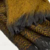Плед Nidur из шерсти  горчичного и серого цветов 130 x 170 см 210416 - 5