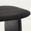 Журнальный столик Pirita из массива дуба в черном цвете, 70,6 x 70 208145 - 9
