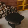 Журнальный столик Pirita из массива дуба в черном цвете, 70,6 x 70 208145 - 3