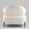 Кресло Кэнди ткань букле белый УТ000040023 - 5