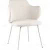 Стул обеденный Eira вельвет белый УТ000039949 - 1
