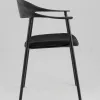 Стул Eila с подушкой пластик черный УТ000039776 - 4