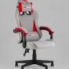 Кресло спортивное TopChairs Phantom ткань серо-красный УТ000039472 - 2