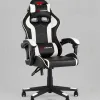 Кресло спортивное TopChairs Shadow черно-белый УТ000039461 - 2