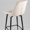 Стул полубарный Флекс с поворотным механизмом велюр бежевый УТ000040027 - 7