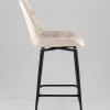 Стул полубарный Флекс с поворотным механизмом велюр бежевый УТ000040027 - 4