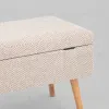 Банкетка Сторми с ящиком бежевый УТ000039388 - 3