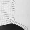 Стул обеденный Bertoia хромированный с черной подушкой 4 шт УТ000037501 - 7