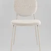 Стул обеденный Gigi серо-бежевый букле кремовые ножки УТ000039038 - 5