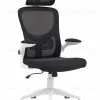 Кресло офисное TopChairs Airone белый с черной сеткой УТ000039378 - 1