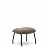 Belina Пуф для ног из светло-коричневой синели и стали с черной отделкой 178044 - 3