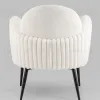 Кресло Wave Stripes букле белый УТ000038941 - 7